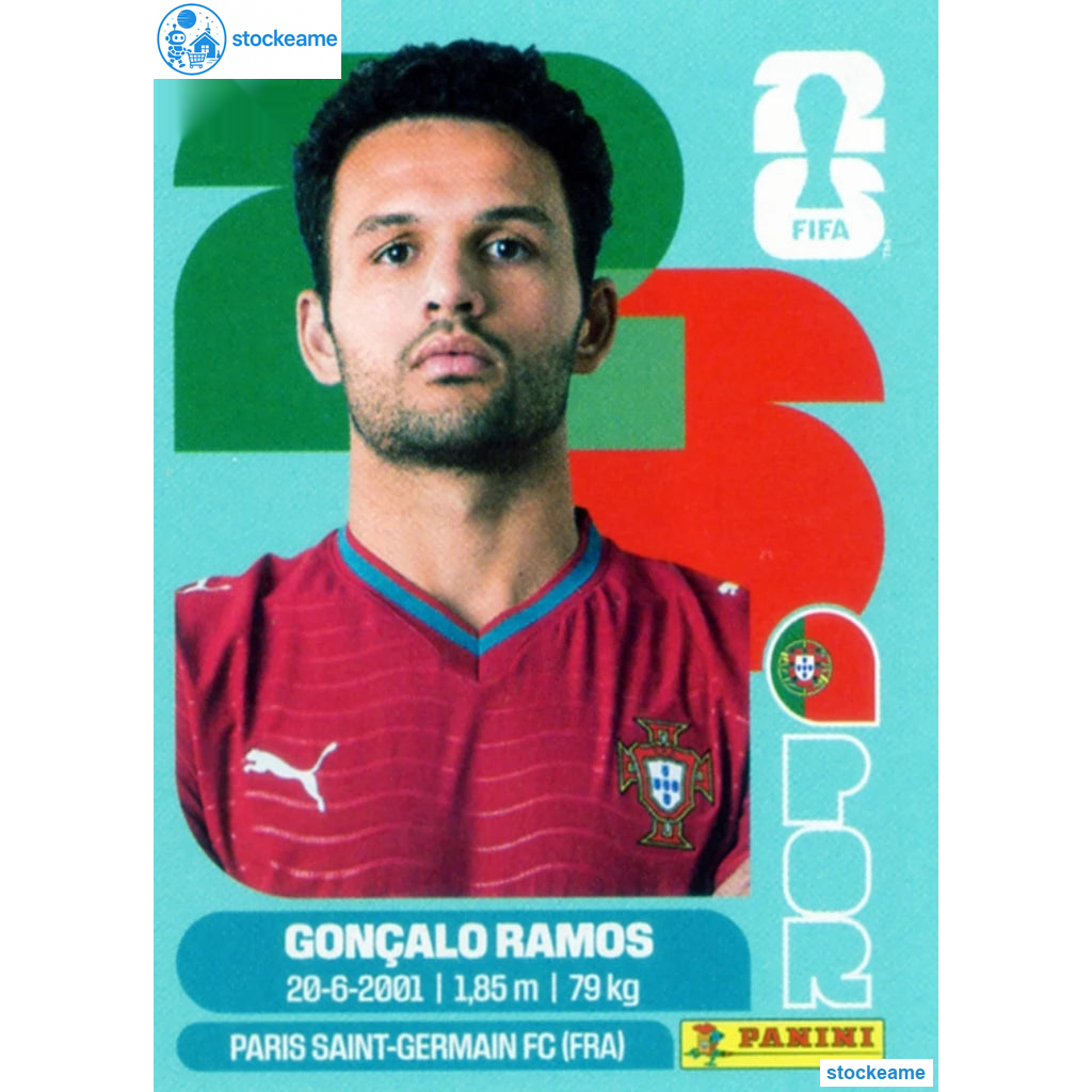 POR018 - Gonçalo Ramos | Portugal | Panini World Cup 2026 Base Sticker