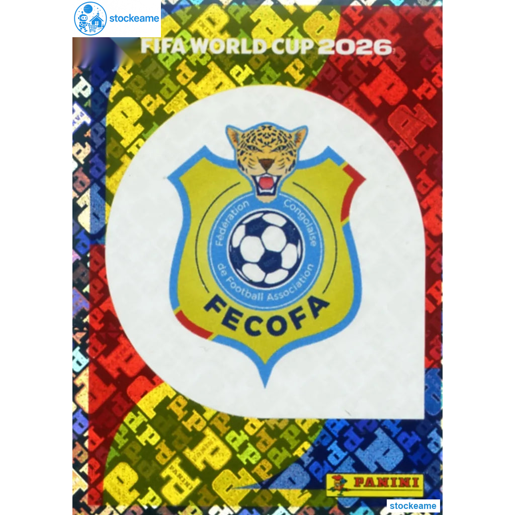 COD001 - Emblem | DR Congo | Panini World Cup 2026 Foil Sticker
