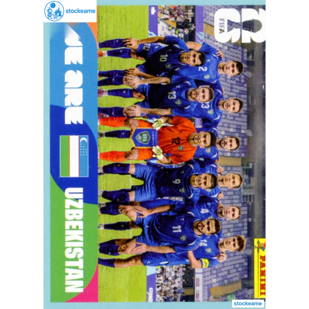 UZB013 - Team Photo | Uzbekistan | Panini World Cup 2026 Base Sticker