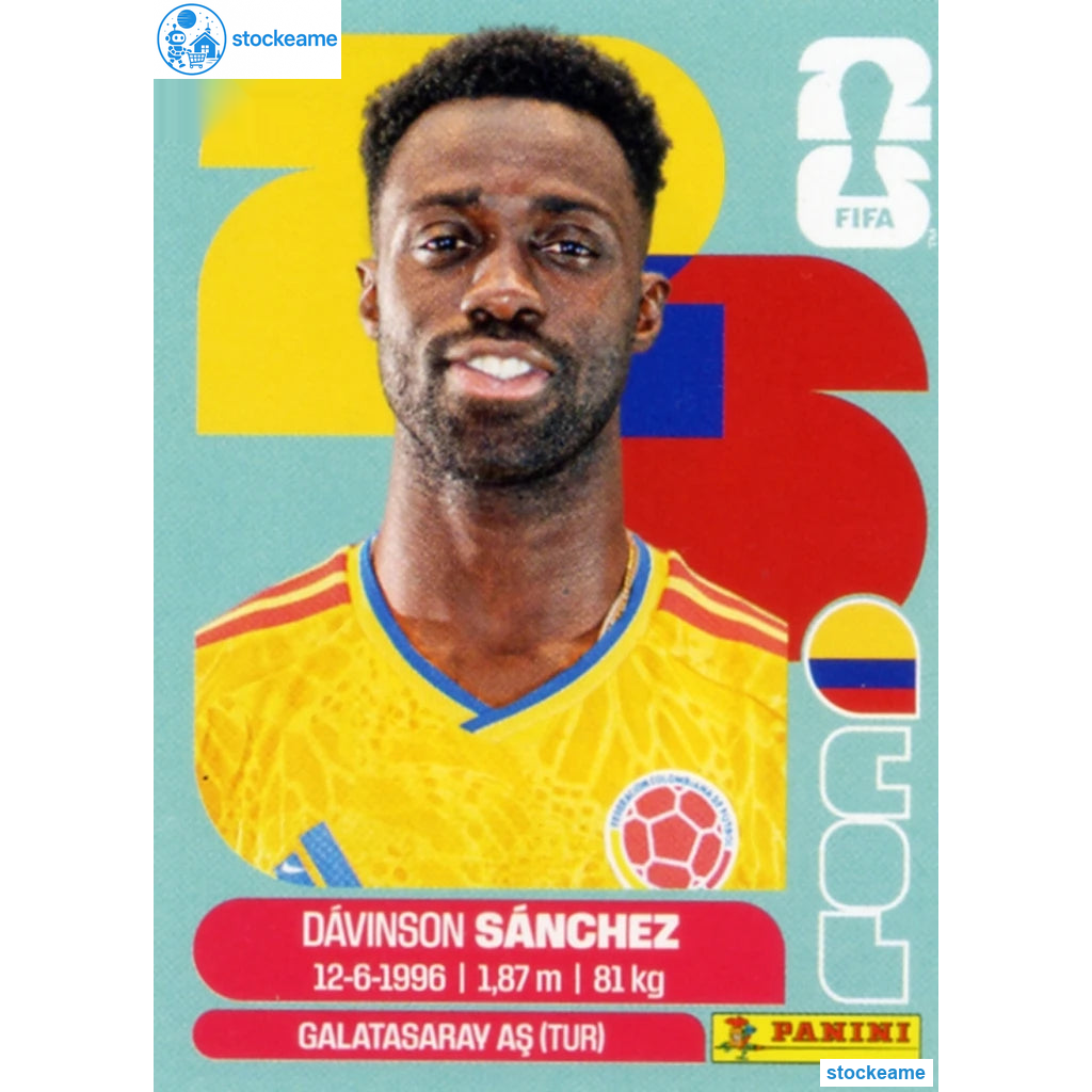 COL004 - Dávinson Sánchez | Colombia | Panini World Cup 2026 Base Sticker