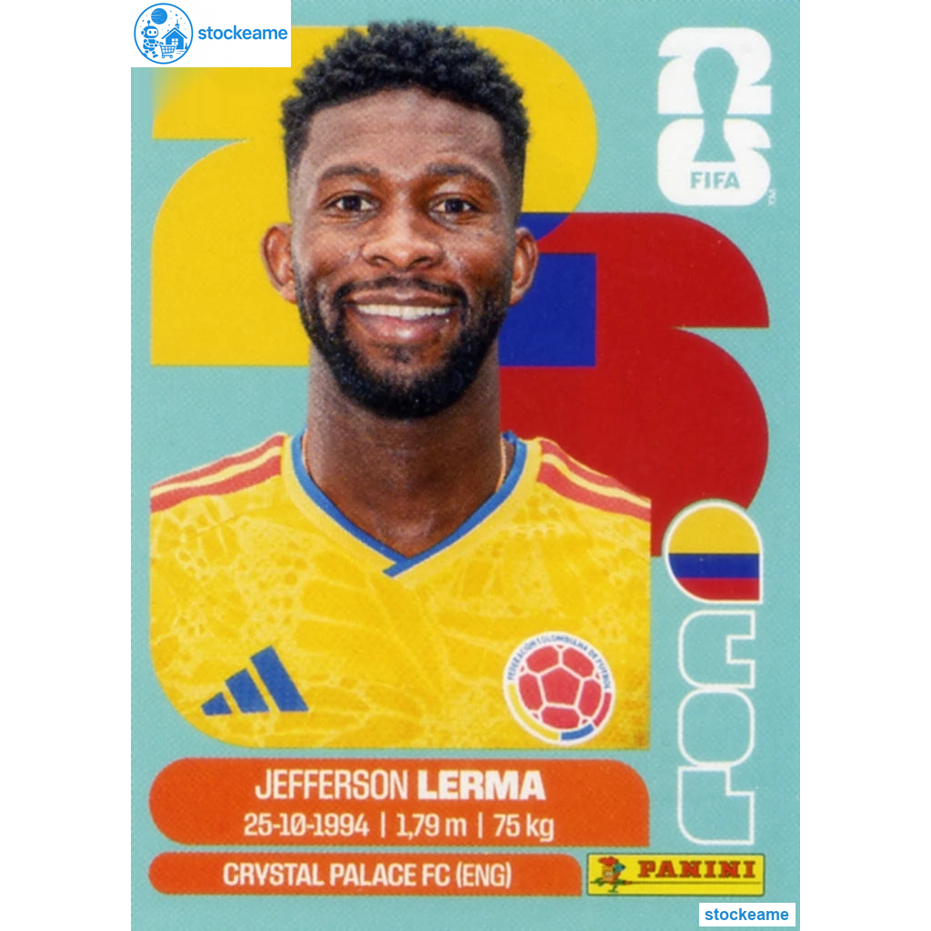 COL010 - Jefferson Lerma | Colombia | Panini World Cup 2026 Base Sticker