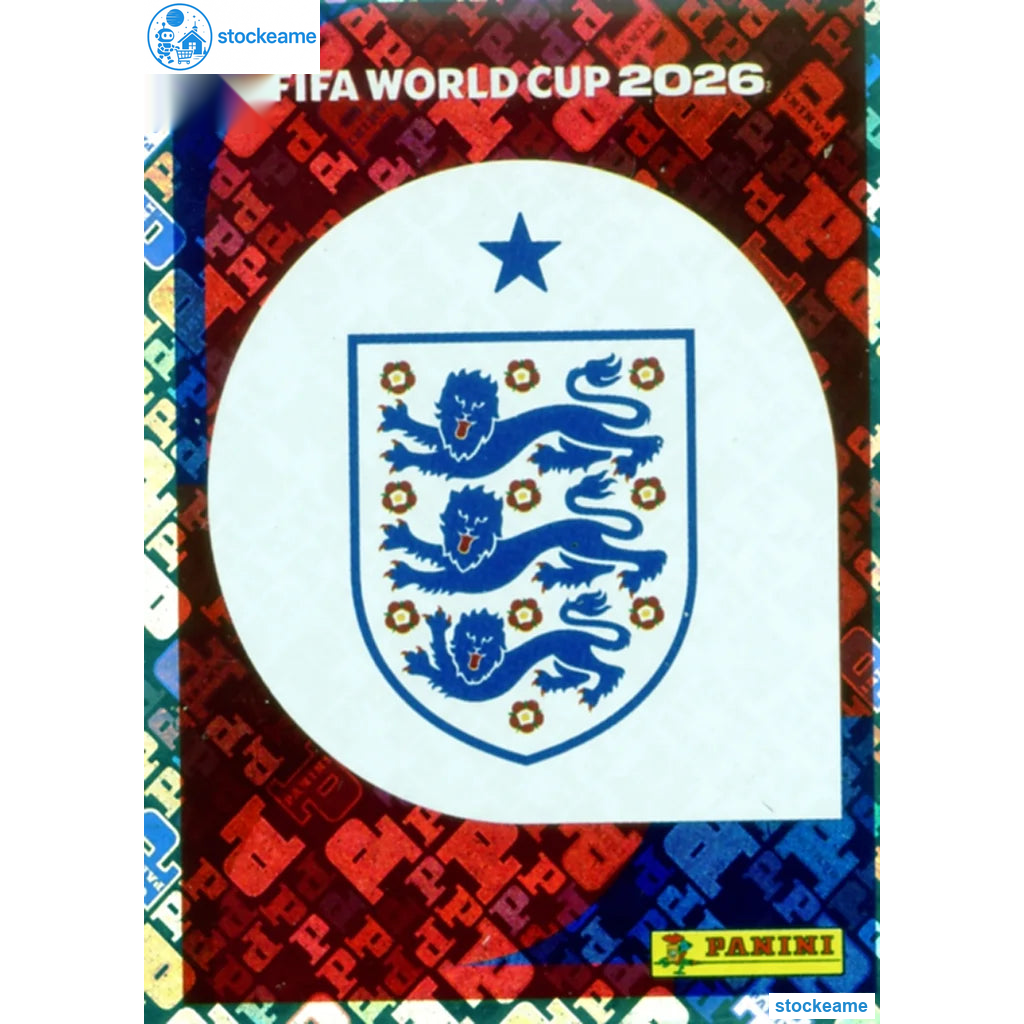 ENG001 - Emblem | England | Panini World Cup 2026 Foil Sticker
