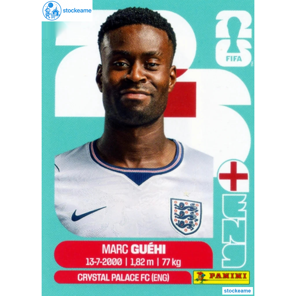 ENG004 - Marc Guéhi | England | Panini World Cup 2026 Base Sticker