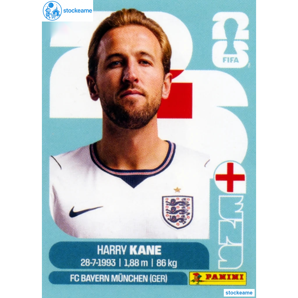 ENG018 - Harry Kane | England | Panini World Cup 2026 Base Sticker