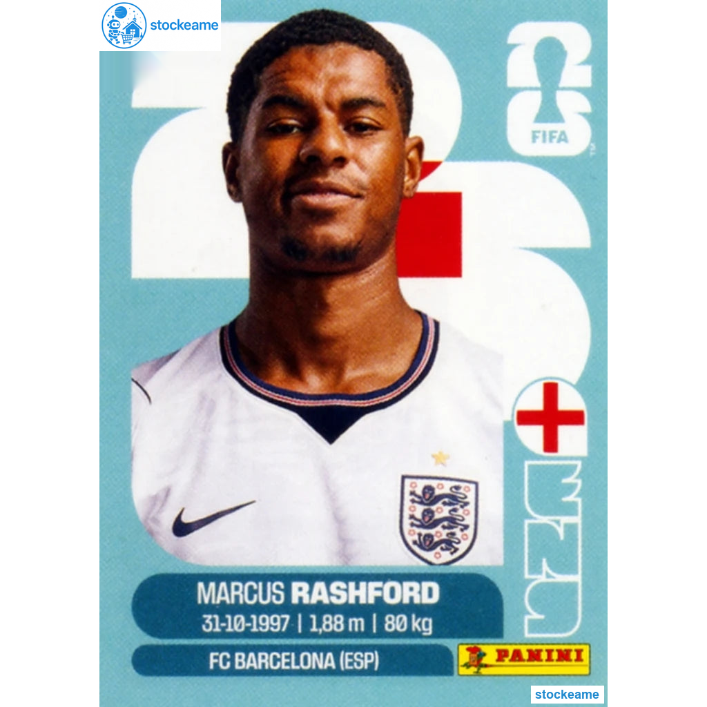 ENG019 - Marcus Rashford | England | Panini World Cup 2026 Base Sticker