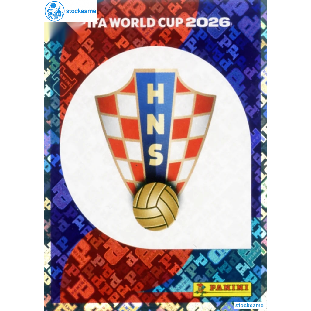 CRO001 - Emblem | Croatia | Panini World Cup 2026 Foil Sticker