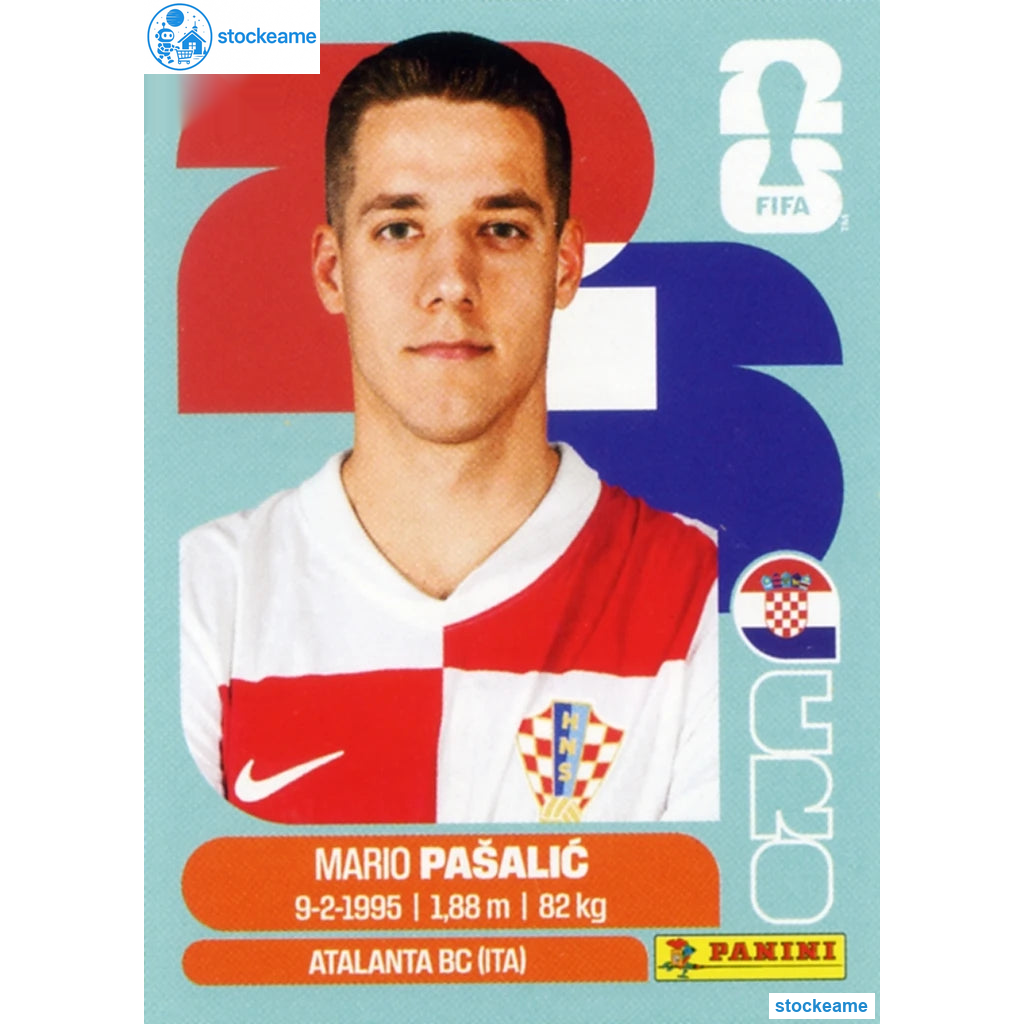 CRO014 - Mario Pasalic | Croatia | Panini World Cup 2026 Base Sticker
