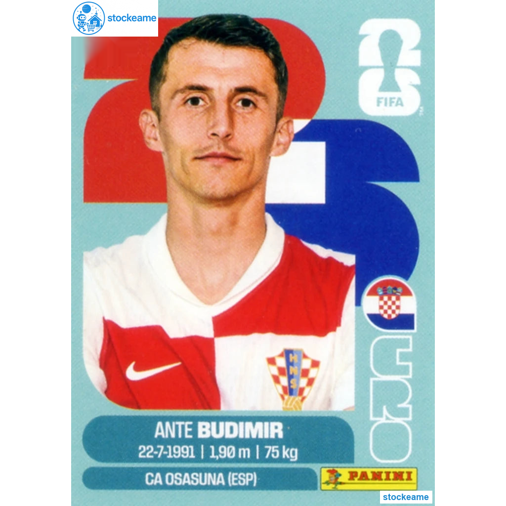 CRO018 - Ante Budimir | Croatia | Panini World Cup 2026 Base Sticker