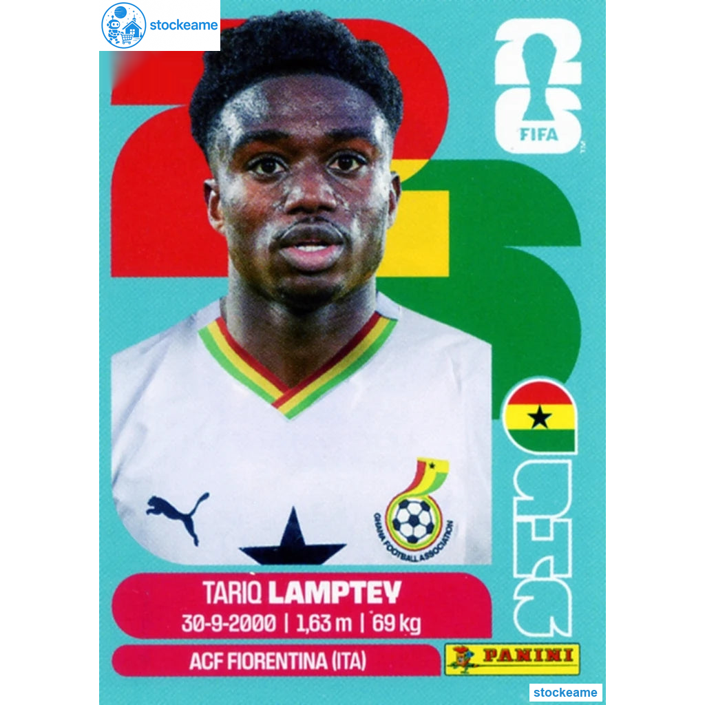 GHA003 - Tariq Lamptey | Ghana | Panini World Cup 2026 Base Sticker