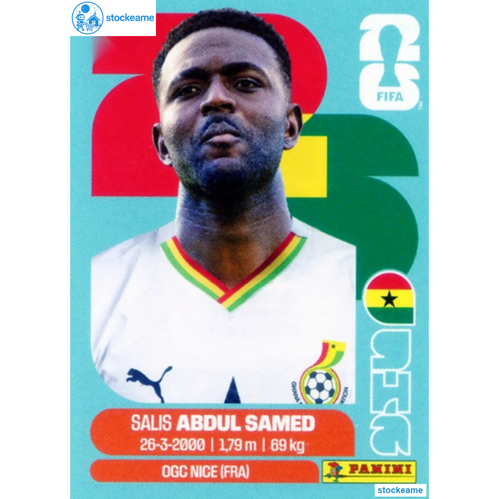 GHA011 - Salis Abdul Samed | Ghana | Panini World Cup 2026 Base Sticker