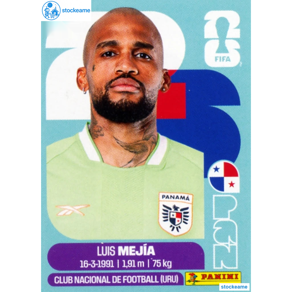 PAN003 - Luis Mejia | Panama | Panini World Cup 2026 Base Sticker
