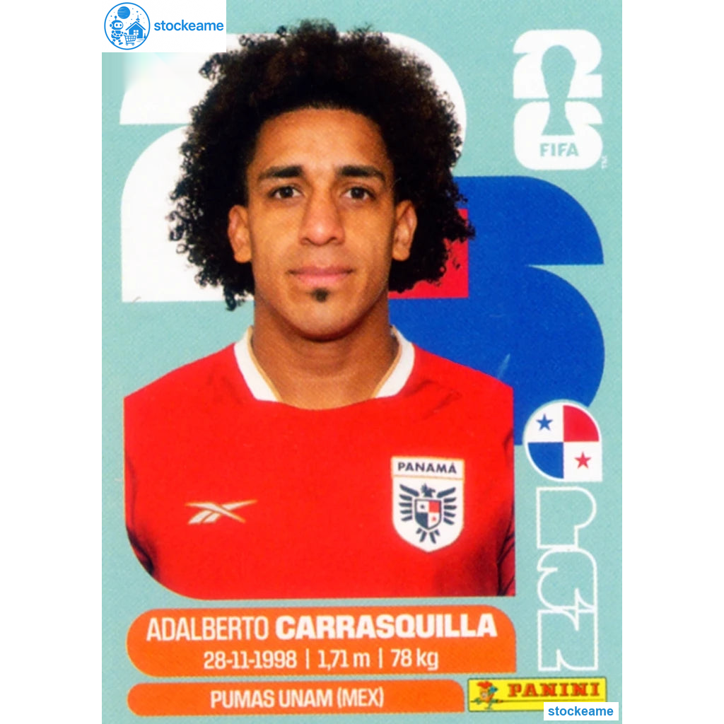 PAN012 - Adalberto Carrasquilla | Panama | Panini World Cup 2026 Base Sticker