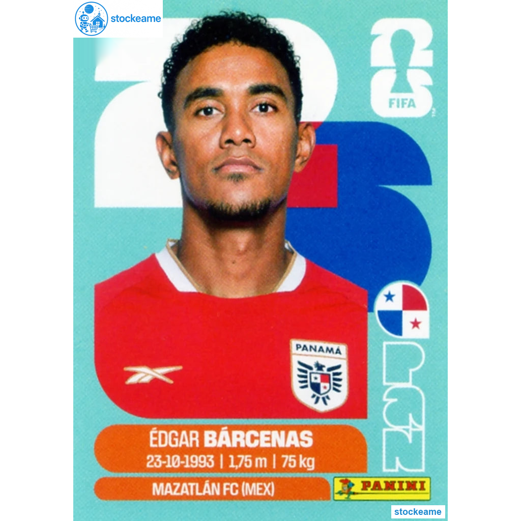 PAN014 - Édgar Bárcenas | Panama | Panini World Cup 2026 Base Sticker