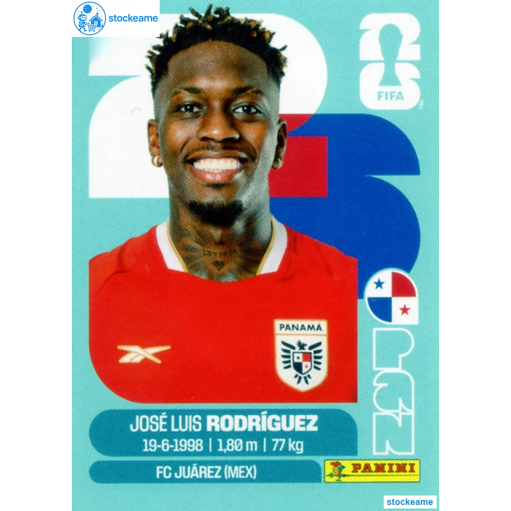 PAN019 - Jose Luiz Rodriguez | Panama | Panini World Cup 2026 Base Sticker