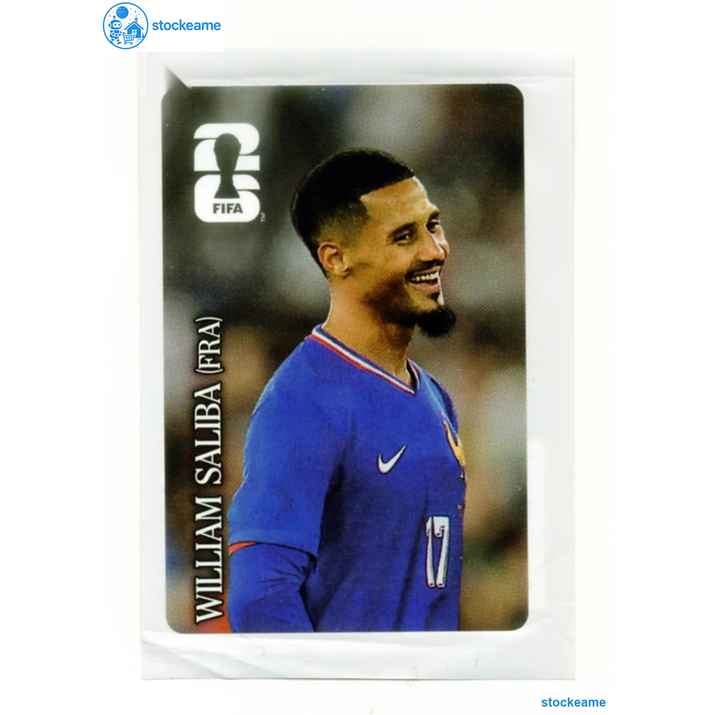 CC-ESP009 - William Saliba | France | Panini World Cup 2026 Coca-Cola Sticker