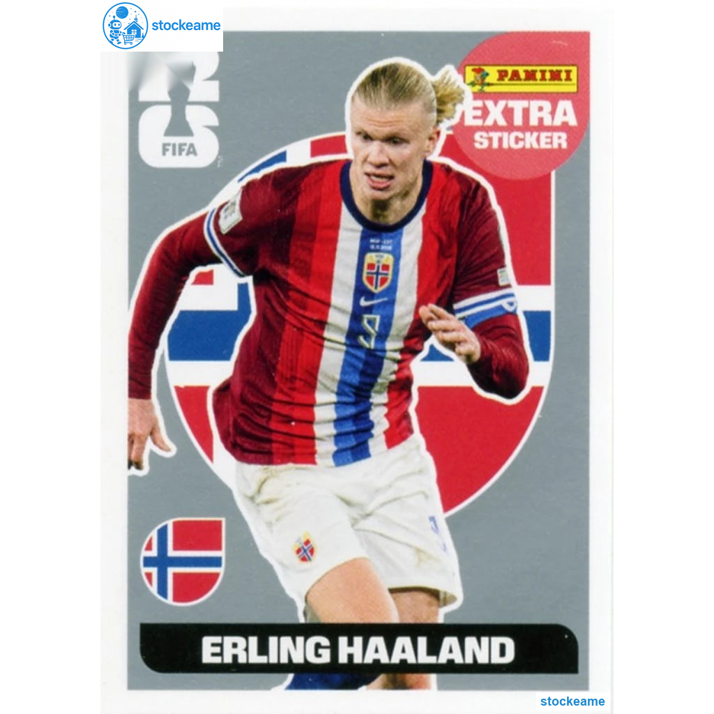 EH-s - Erling Haaland | Norway | Panini World Cup 2026 Extra / Silver Sticker