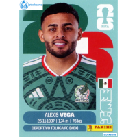 MEX018 - Alexis Vega | Mexico | Panini World Cup 2026 Base Sticker