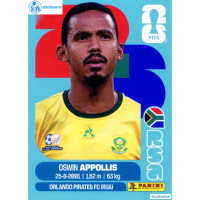 RSA020 - Oswin Appollis | South Africa | Panini World Cup 2026 Base Sticker