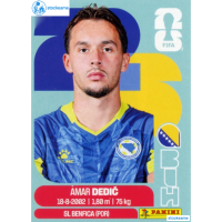 BIH003 - Amer Dedic | Bosnia and Herzegovina | Panini World Cup 2026 Base Sticker