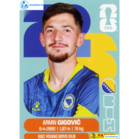 BIH010 - Armin Gigovic | Bosnia and Herzegovina | Panini World Cup 2026 Base Sticker