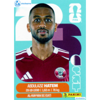 QAT015 - Abdulaziz Hatem | Qatar | Panini World Cup 2026 Base Sticker