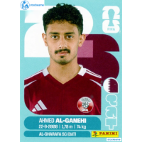 QAT019 - Ahmed Al Ganehi | Qatar | Panini World Cup 2026 Base Sticker