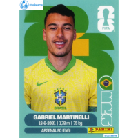 BRA018 - Gabriel Martinelli | Brazil | Panini World Cup 2026 Base Sticker