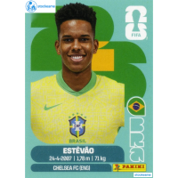BRA020 - Estévão | Brazil | Panini World Cup 2026 Base Sticker