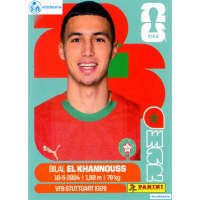 MAR014 - Bilal El Khannouss | Morocco | Panini World Cup 2026 Base Sticker