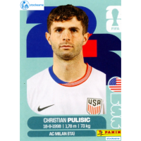 USA016 - Christian Pulisic | USA | Panini World Cup 2026 Base Sticker