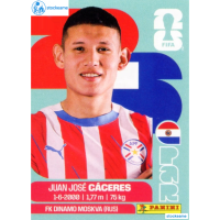 PAR006 - Juan José Cáceres | Paraguay | Panini World Cup 2026 Base Sticker