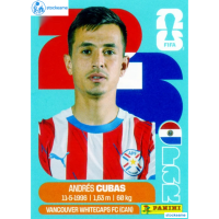 PAR012 - Andres Cubas | Paraguay | Panini World Cup 2026 Base Sticker