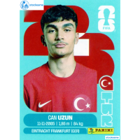 TUR017 - Can Uzun | Türkiye | Panini World Cup 2026 Base Sticker