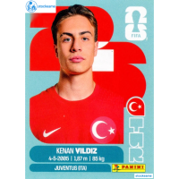TUR020 - Kenan Yildiz | Türkiye | Panini World Cup 2026 Base Sticker