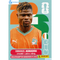 CIV008 - Emmanuel Agbadou | Ivory Coast | Panini World Cup 2026 Base Sticker