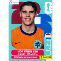NED004 - Micky van de Ven | Netherlands | Panini World Cup 2026 Base Sticker