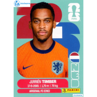 NED005 - Jurriën Timber | Netherlands | Panini World Cup 2026 Base Sticker
