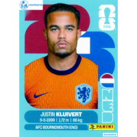 NED016 - Justin Kluivert | Netherlands | Panini World Cup 2026 Base Sticker