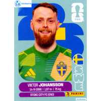 SWE002 - Victor Johansson | Sweden | Panini World Cup 2026 Base Sticker