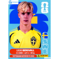 SWE008 - Lucas Bergvall | Sweden | Panini World Cup 2026 Base Sticker