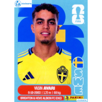 SWE011 - Yasin Ayari | Sweden | Panini World Cup 2026 Base Sticker