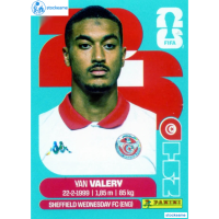 TUN004 - Van Valery | Tunisia | Panini World Cup 2026 Base Sticker