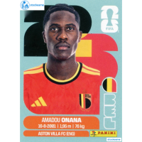 BEL010 - Amadou Onana | Belgium | Panini World Cup 2026 Base Sticker