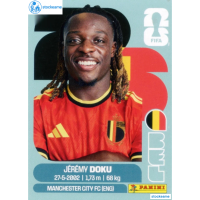 BEL016 - Jérémy Doku | Belgium | Panini World Cup 2026 Base Sticker