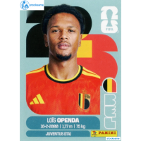 BEL019 - Loïs Openda | Belgium | Panini World Cup 2026 Base Sticker