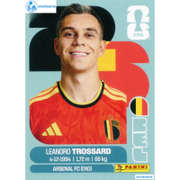 BEL018 - Leandro Trossard | Belgium | Panini World Cup 2026 Base Sticker