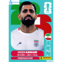 IRN008 - Hossein Kanaani | Iran | Panini World Cup 2026 Base Sticker