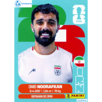 IRN014 - Omid Noorafkan | Iran | Panini World Cup 2026 Base Sticker