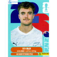 NZL016 - Ben Old | New Zealand | Panini World Cup 2026 Base Sticker