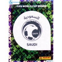 KSA001 - Emblem | Saudi Arabia | Panini World Cup 2026 Foil Sticker